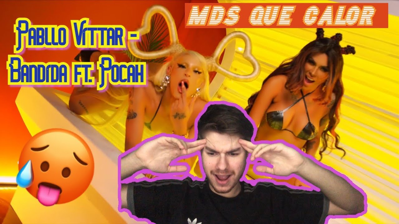 Francês REAGE Pabllo Vittar feat. POCAH - Bandida (Official Music Video) | React
