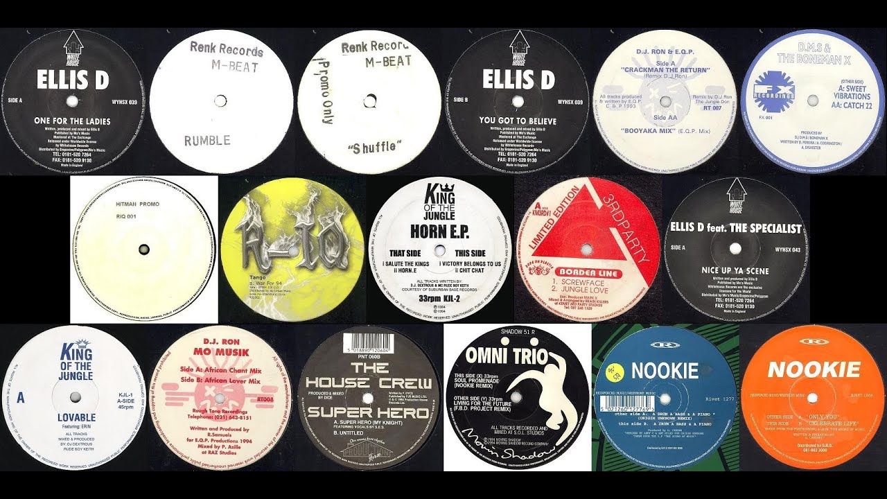 Ultimate Old Skool Jungle Mix - 93, 94, plus one from 95 - Downloads available (see track list)