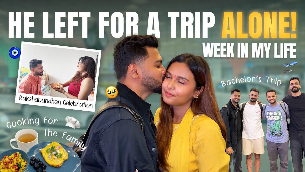 ADITYA WENT FOR A BACHELOR TRIP🍺😂 / Week In My Life Vlog