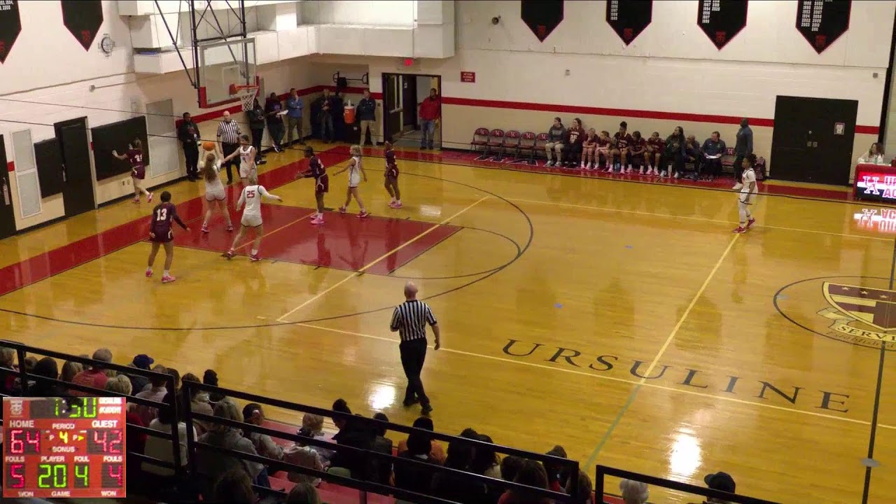 Ursuline Academy vs St. ElizaUrsuline Academy vs St. Elizabeth High School Girls' Varsity Basketball