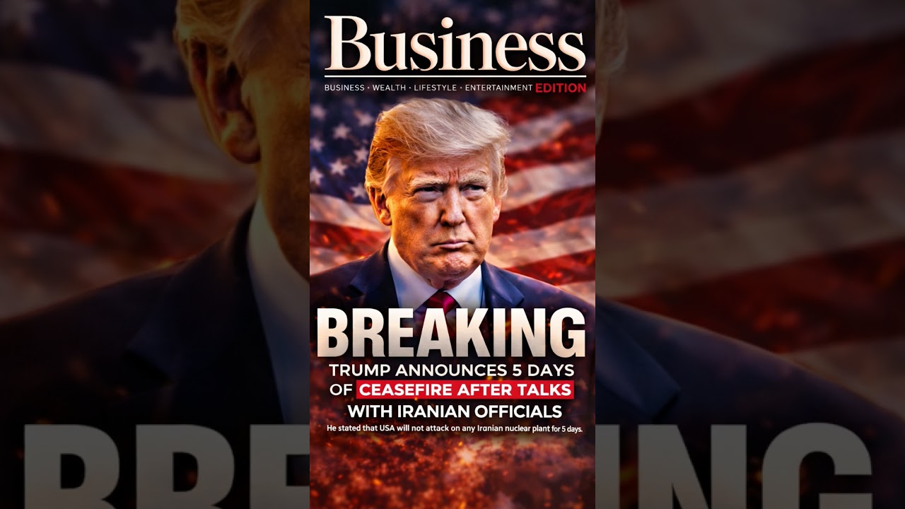 Global tensions rise as Donald Trump urges a 5-day pause in war, calling for peace and stability.