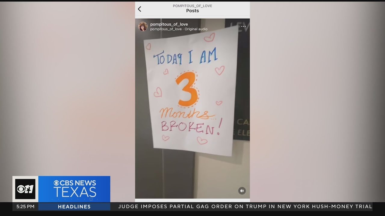 Broken elevator in Plano apartments leaves disabled resident trapped on upper floor