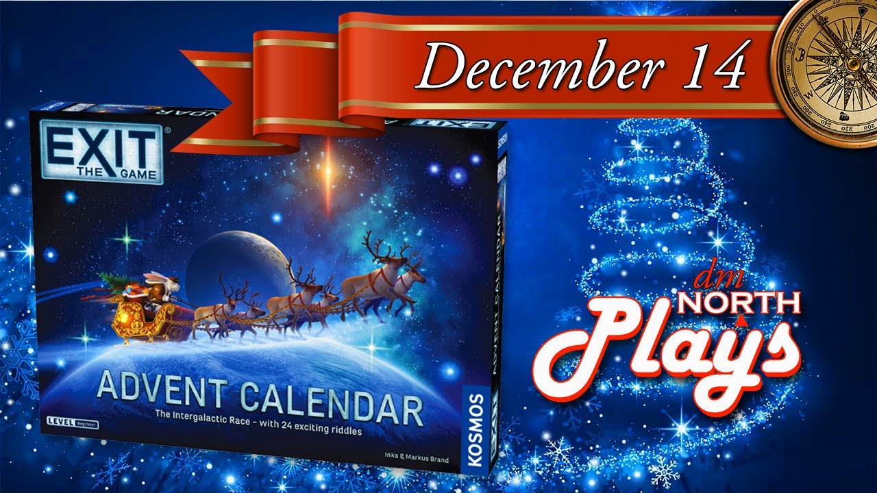 Exit The Game 2025 Advent Calendar: The Intergalactic Race (December 14) Board Game Gameplay