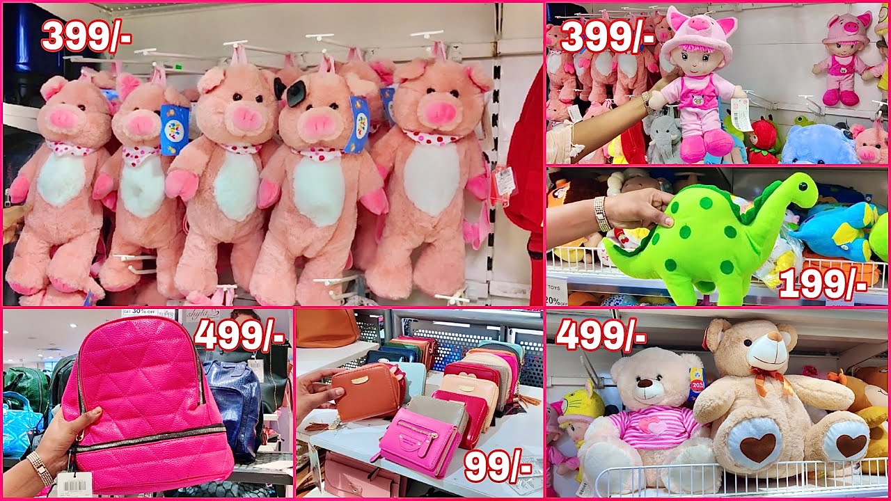 😍DMART Latest Soft Toys, Barbie Dolls, Teddy Bears, Wallets, Bags, New arrivals,Online available