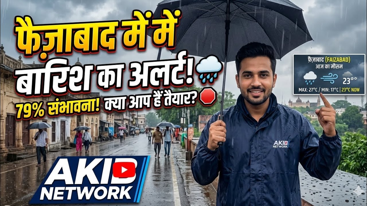 🔴 Today News 🌧️ | Ayodhya (Faizabad) Today Weather Update #todaynews #todayweather #news