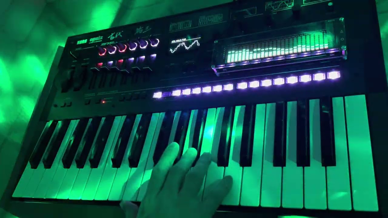ミスティ・ブルー / Hold me tonight （アレンジver.）をKORG opsixで弾いてみた