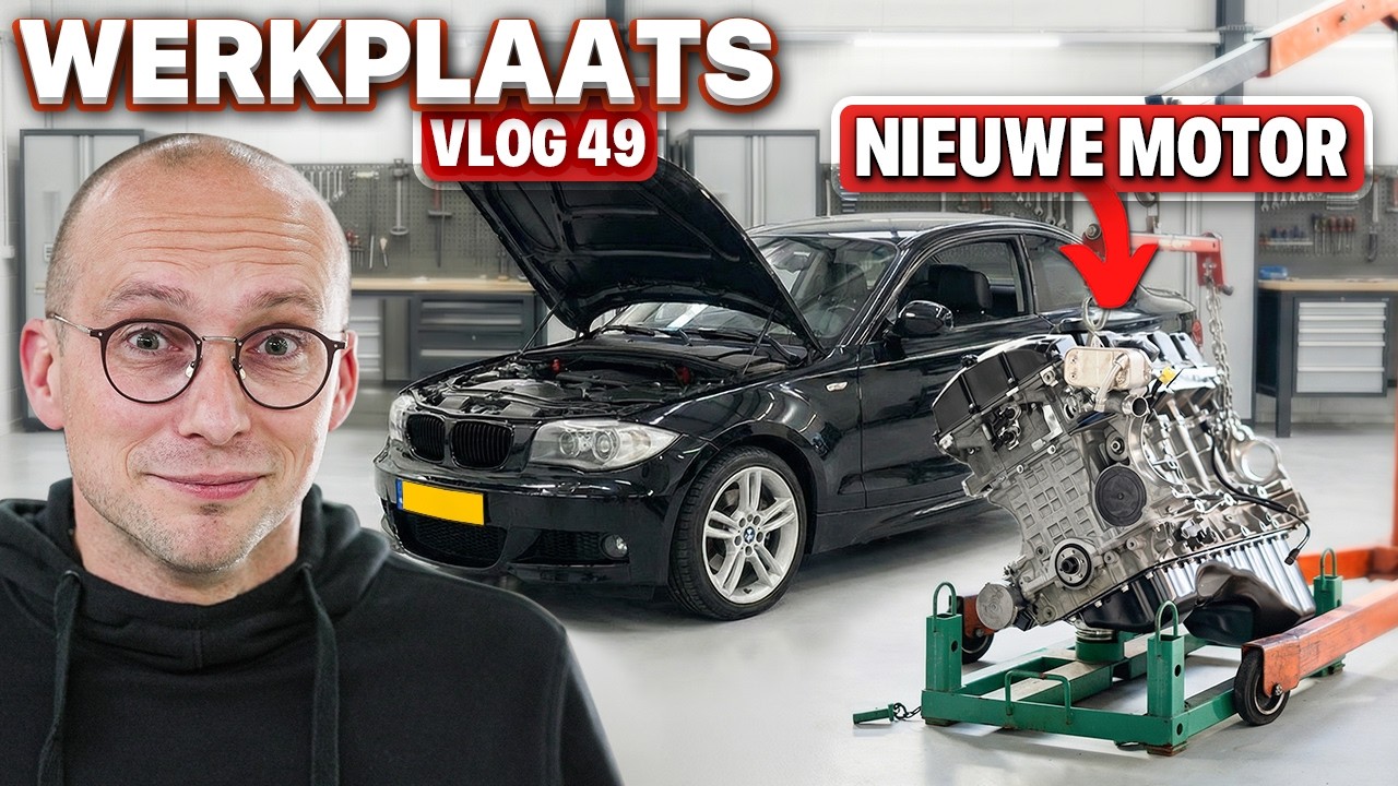 Deze 14 jaar oude BMW 125i krijgt een GLOEDNIEUWE motor! | Werkplaatsvlog 49