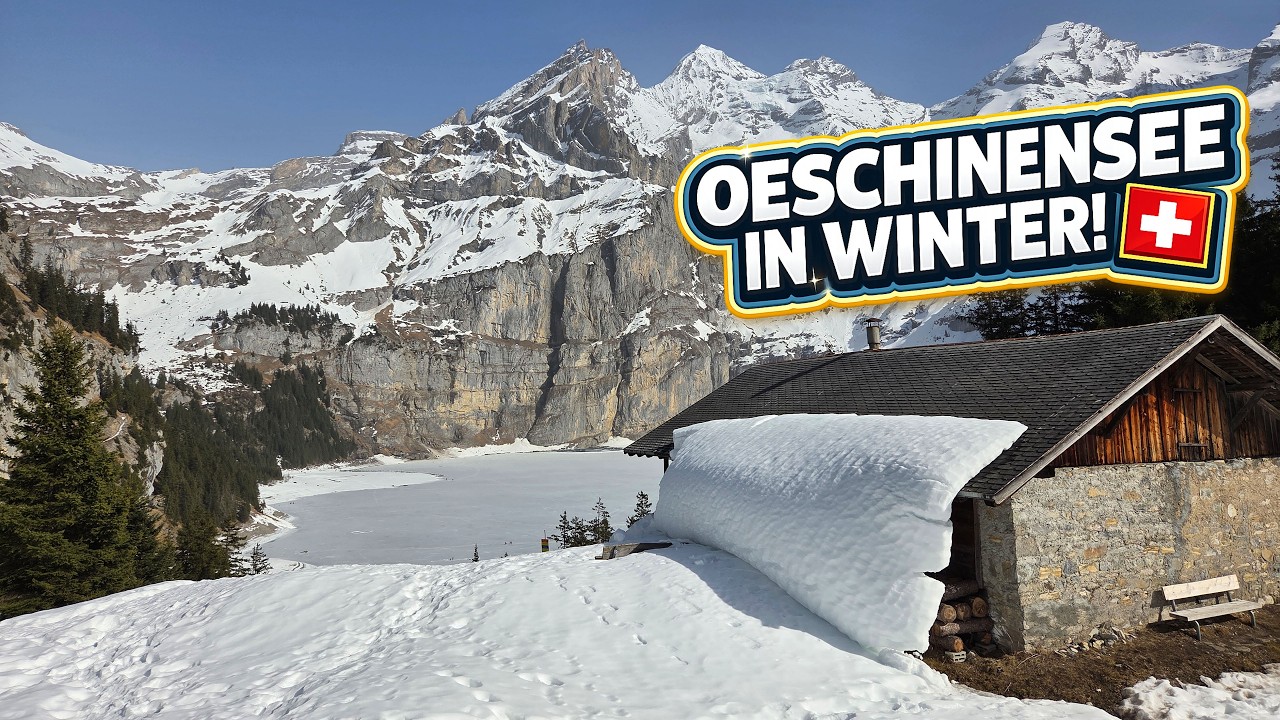 Oeschinensee, Switzerland - Winter Hike
