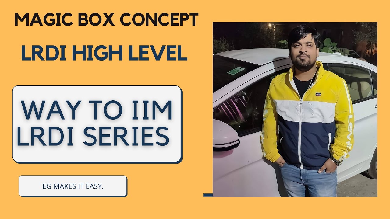 WAY TO IIM LRDI SERIES - SET 4 || MAGIC BOX|| HUNNY MALHOTRA || ELITESGRID