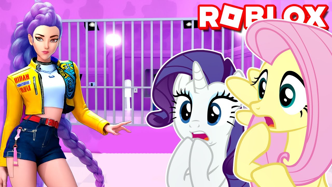 FUGINDO da PRIS&Atilde;O DA RUMI de GUERREIRAS DO K-POP (Roblox) #LuliRarity