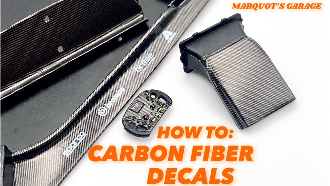 How to Apply Carbon Fiber Decals  |  Marquot’s Garage