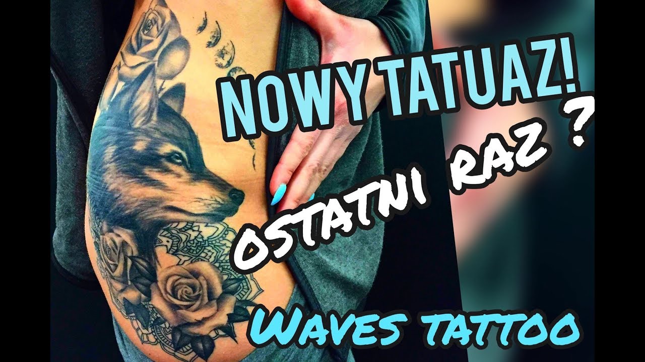 ⚡️ NOWY DUŻY TATUAŻ ! |  VLOG ⚡️ Waves Tattoo