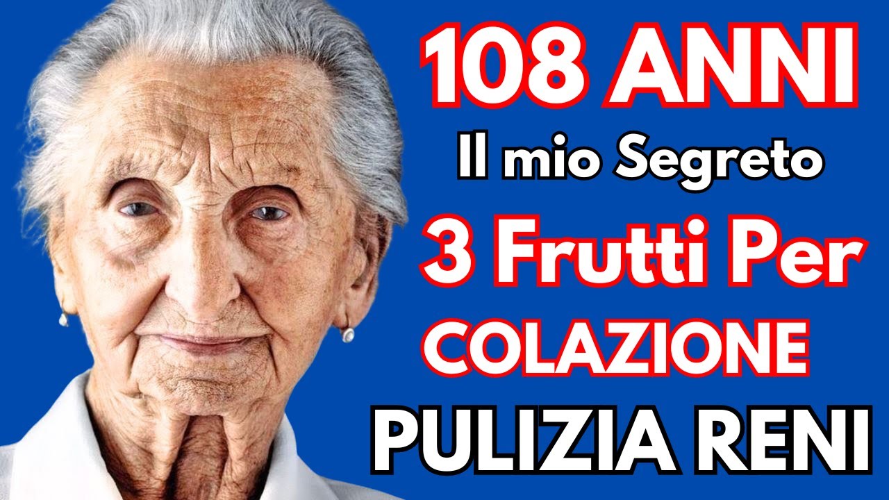 Questi 3 FRUTTI dovresti mangiare a COLAZIONE per DISINTOSSICARE i RENI e VIVERE PIU A LUNGO