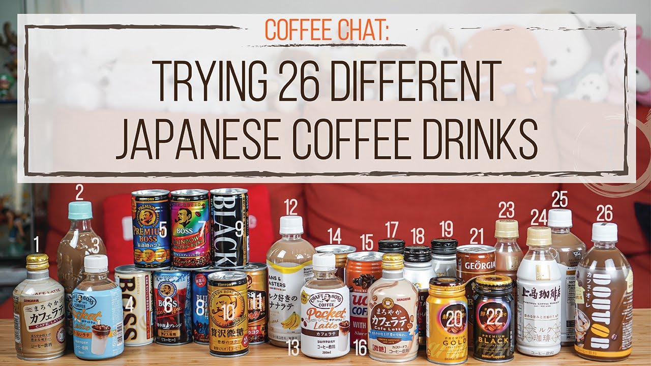 Trying All the Japanese Canned / Bottled Coffee Drinks I Can Find