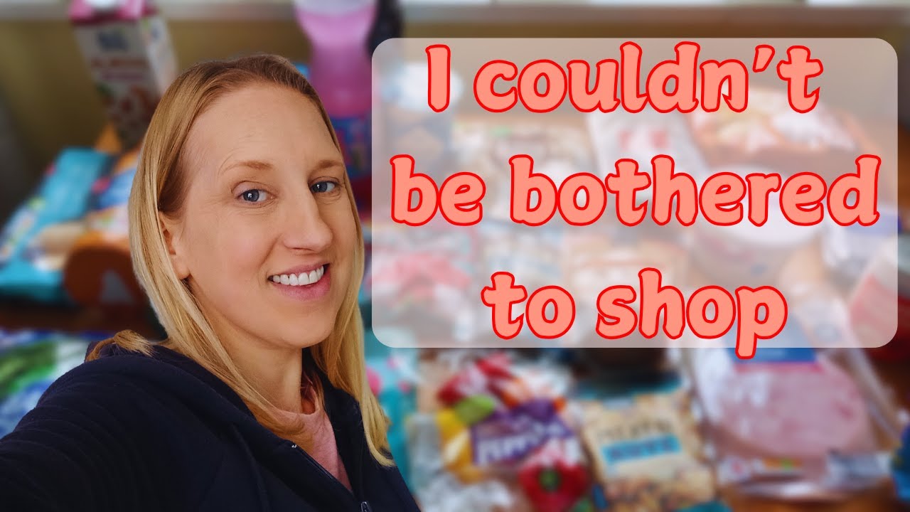 Weekly grocery haul single Mum to one from the UK under &pound;55
