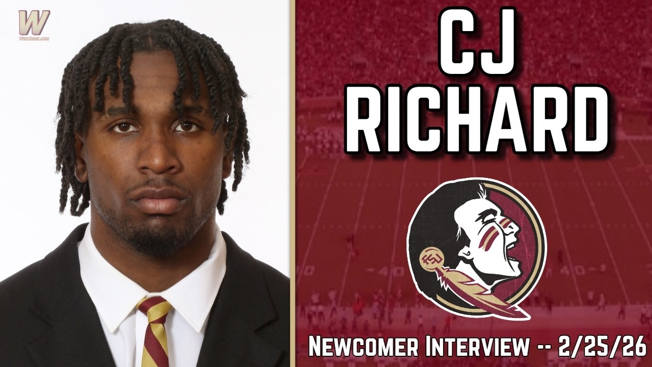 CJ Richard Newcomer Interview 2-25-26 | FSU Football | Florida State Football | Warchant TV