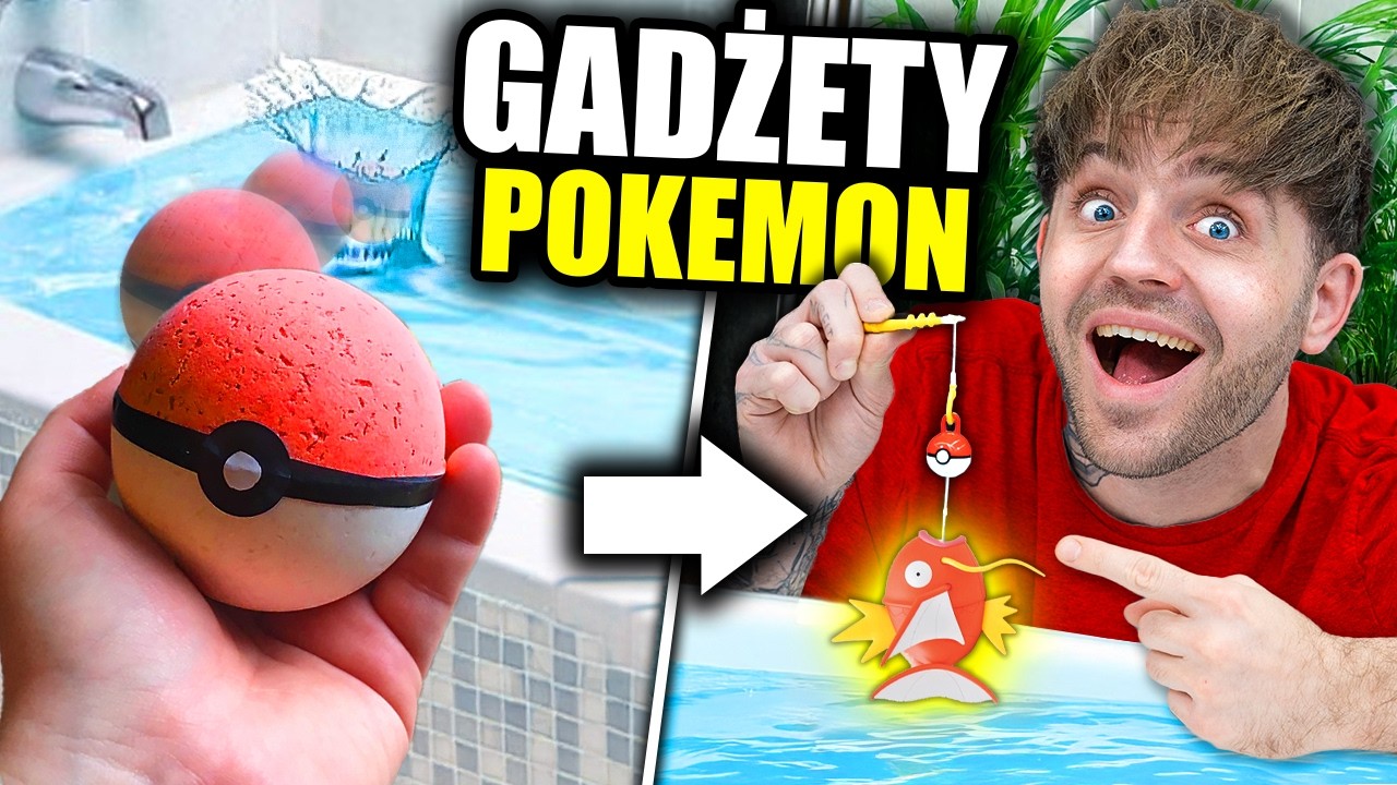 Testujemy ORYGINALNE GADŻETY Pokemon! *lepsze niż podróbki z Chin*