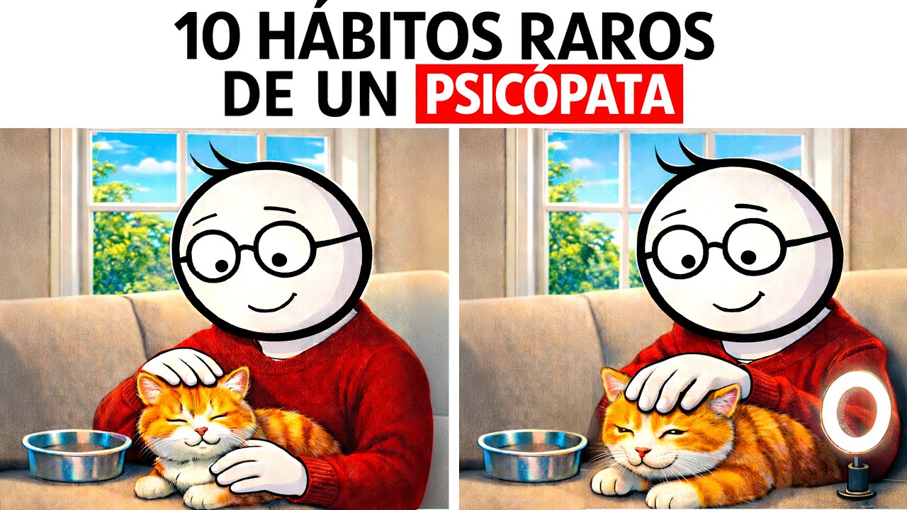 10 HÁBITOS RAROS de un PSICÓPATA | Manipulación