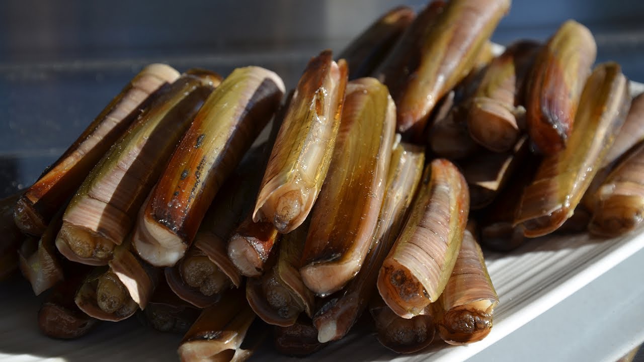 Couteaux à la Plancha, à la persillade