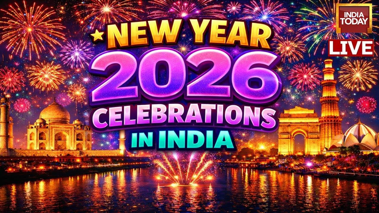 India Celebrating New Year 2026| LIVE Visuals | Welcome 2026 | New Year 2026 Celebrations