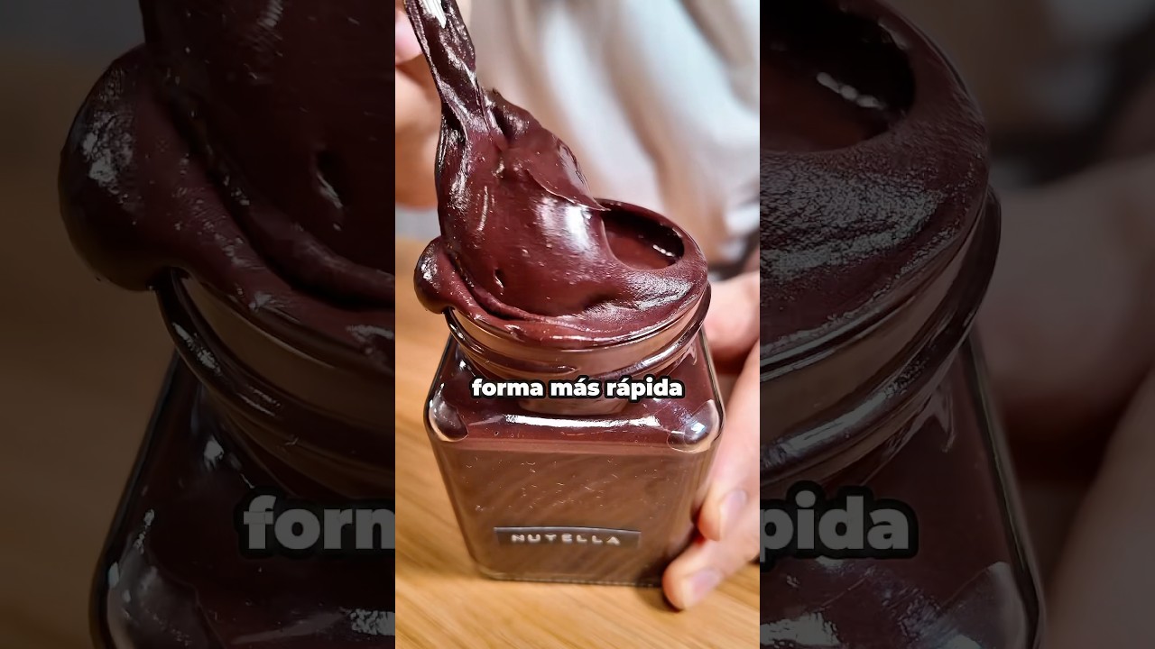NUTELLA SALUDABLE 🍫#nutella  #Saludable #healthy  #fitness  #recetasfit  #recetassanas