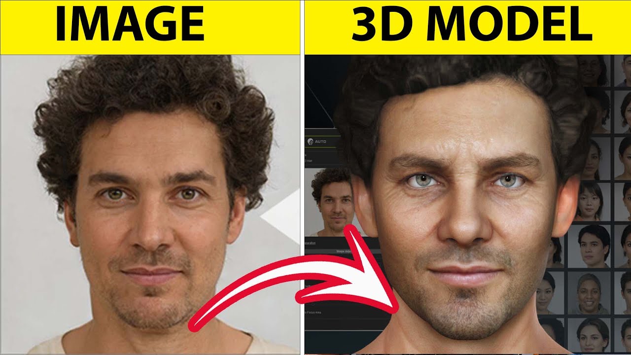Amazing AI Tool To Make 3D Models from Images | HeadShot 2.0