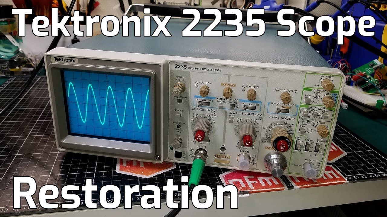Tektronix 2235 Oscilloscope Restoration
