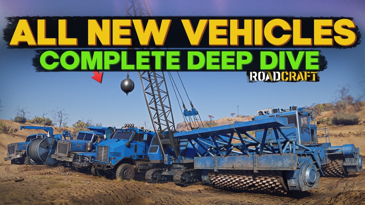 All New Vehicles in RoadCraft Expansion 2 Update | Full Deep Dive