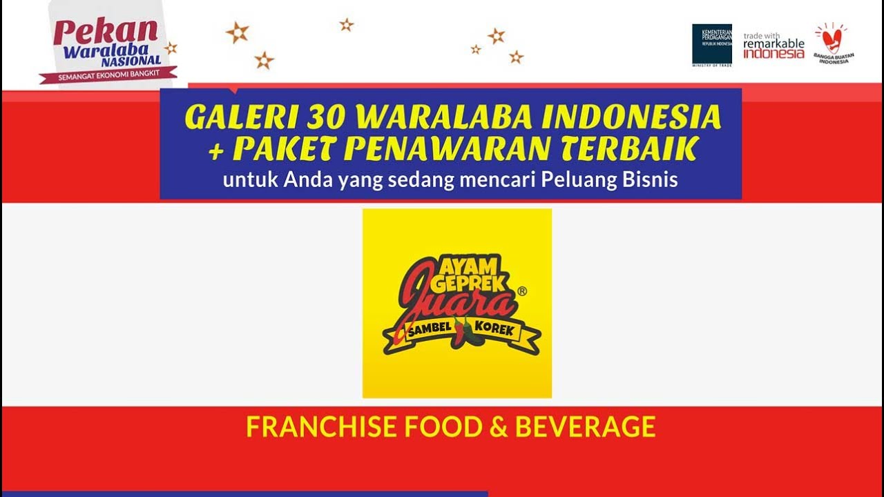 Peluang Bisnis Franchise: AYAM GEPREK JUARA