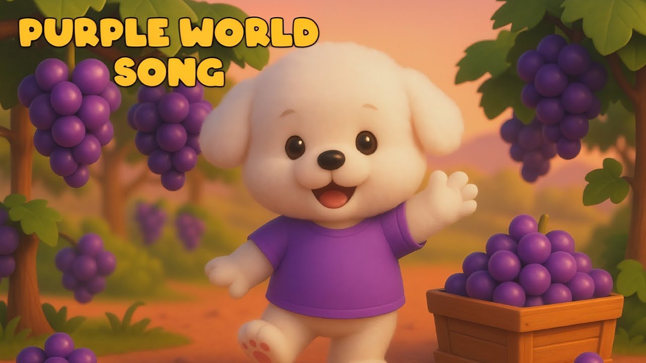 Purple world / Healing play song for Kids/ Color Song