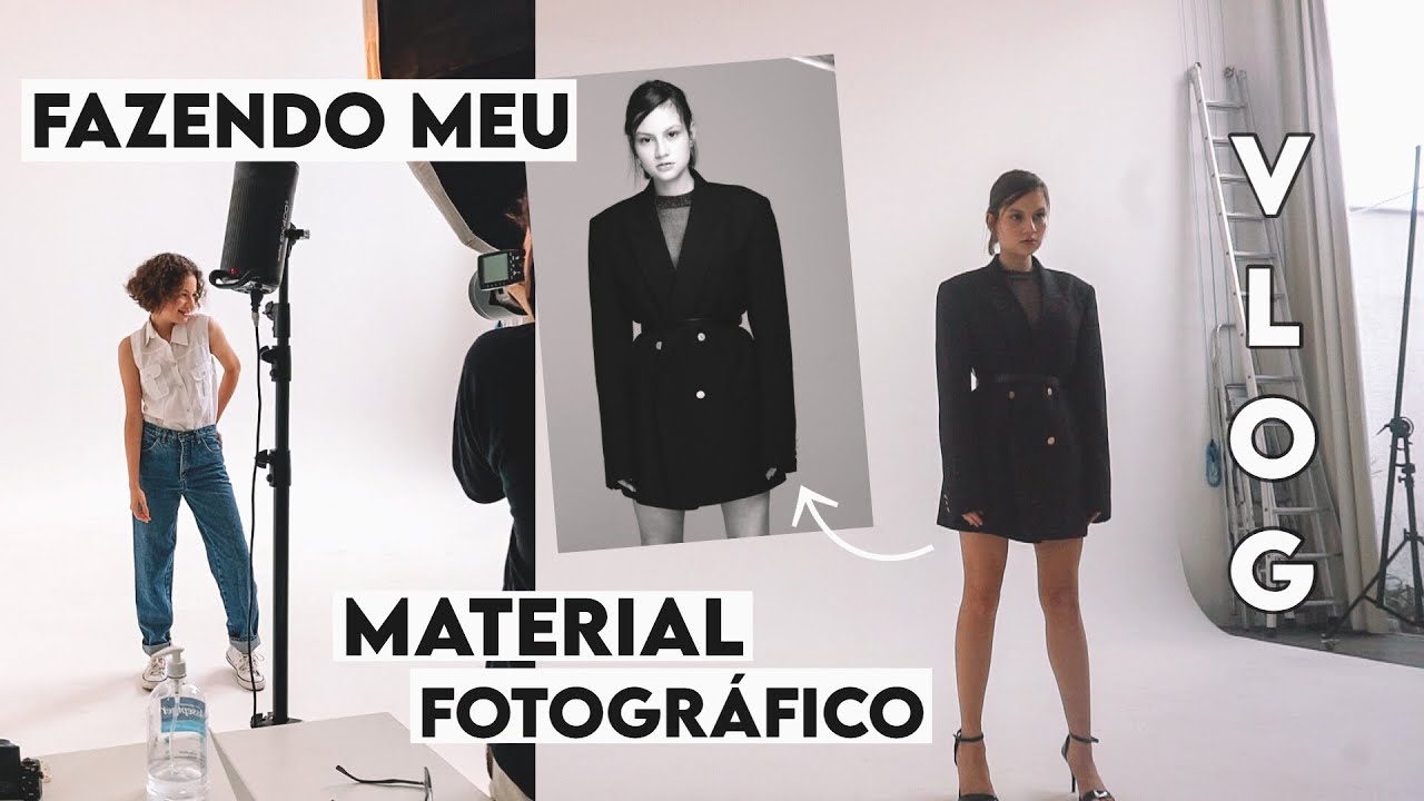 FOTOS PRO MEU BOOK DE MODELO! Looks, make, cabelo, pet e +✨