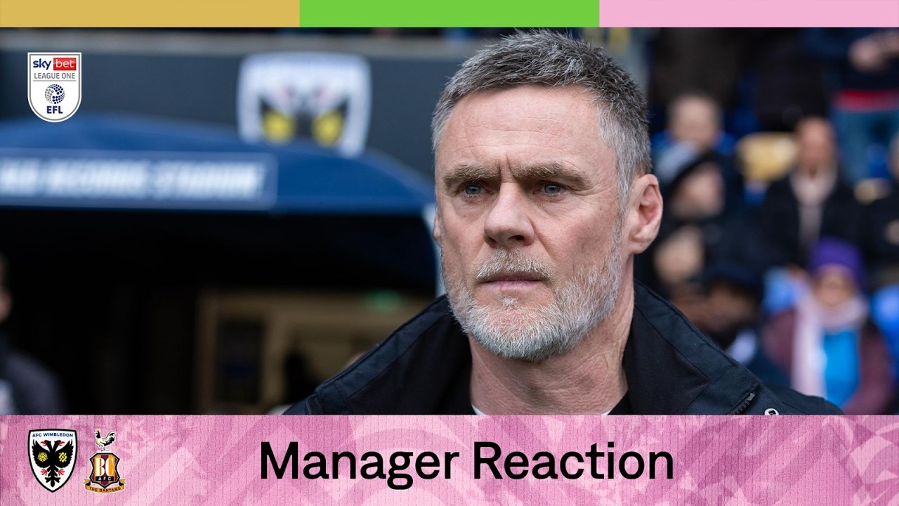 MANAGER REACTION: Alexander on AFC Wimbledon defeat