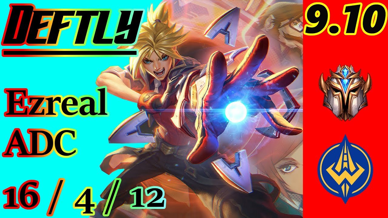 Deftly as Ezreal ADC | S9 Patch 9.10 | NA Challenger | Full Gameplay