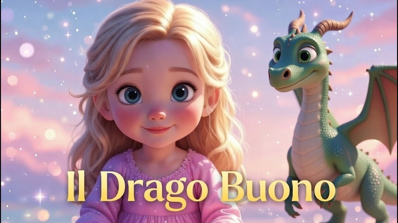 La Principessa e il Drago Buono🌙✨Fiaba della Buonanotte per Piccole Principesse