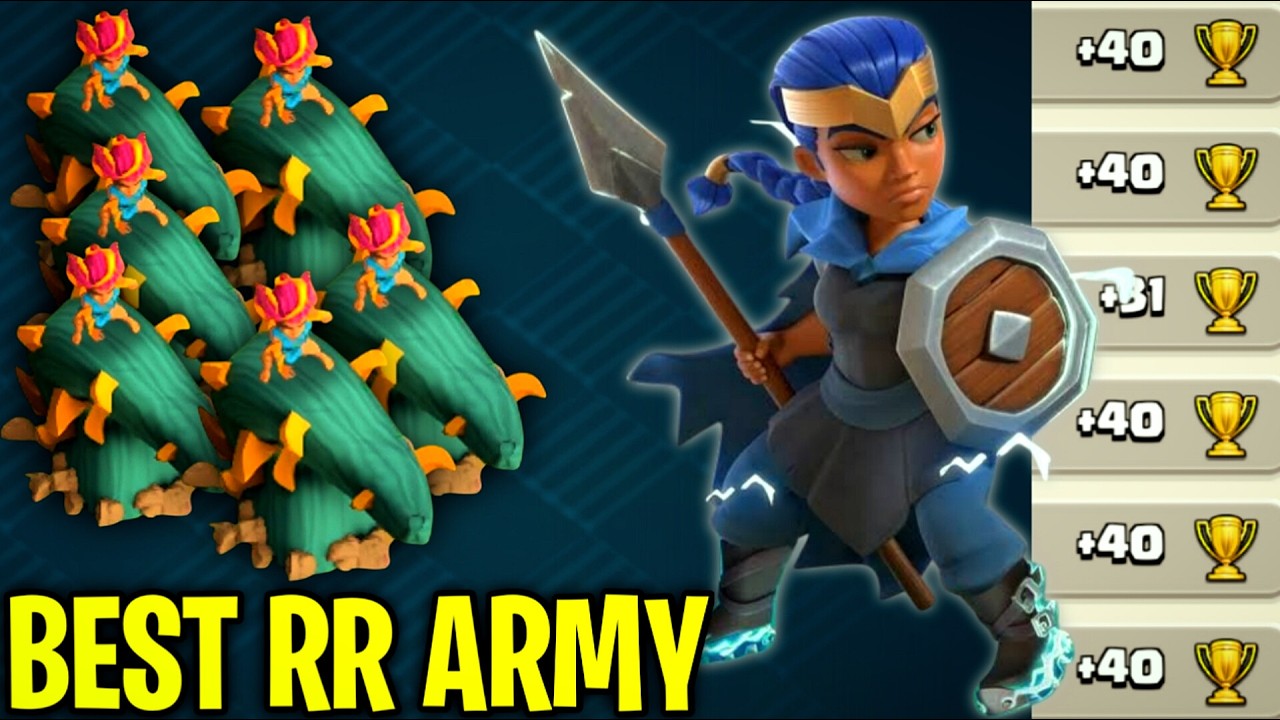TH18 DOMINATION | RC CHARGE + ROOT RIDER With 1 Overgrowth spell Are Best attack Strategy Right Now