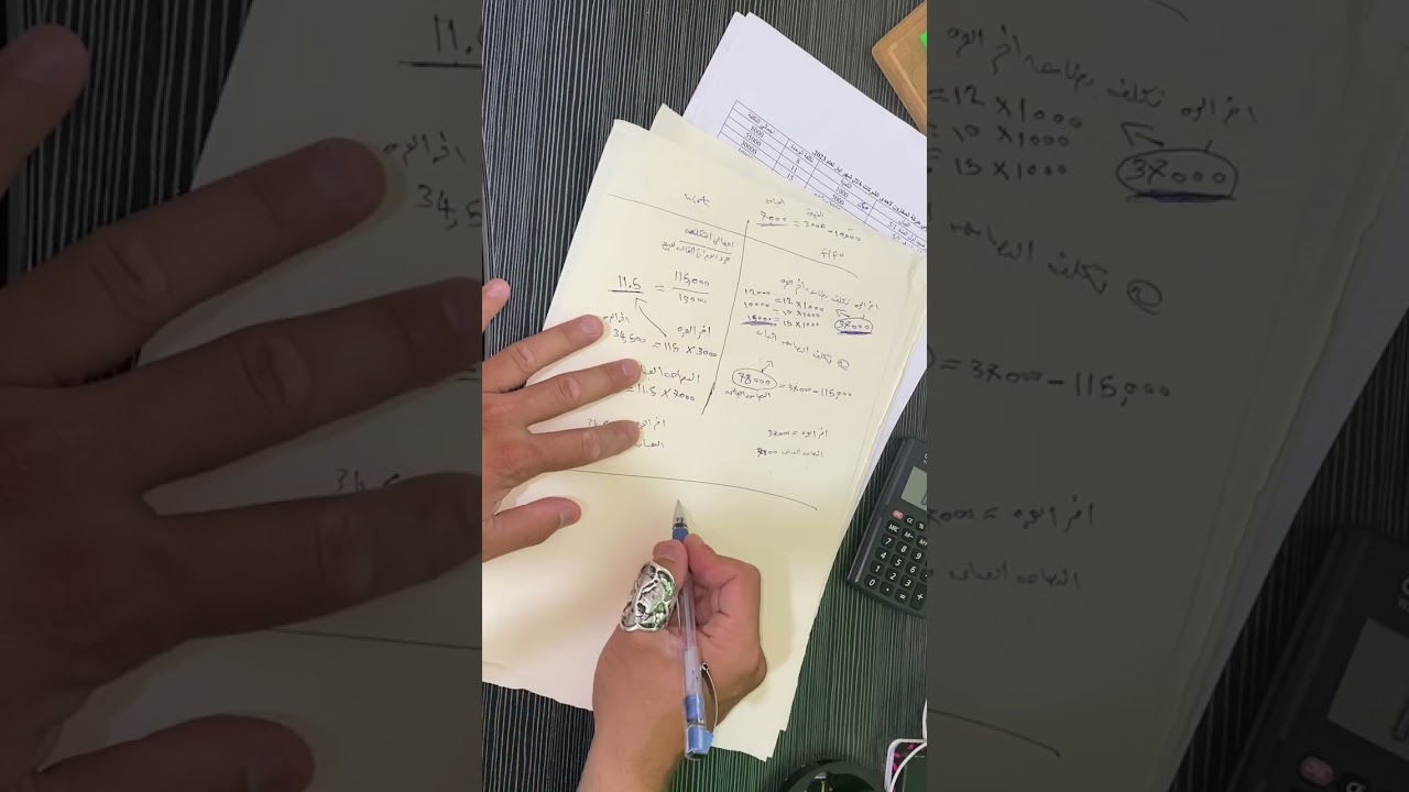المخزون-تكلفة بضاعة اخر المده وتكلفة البضاعه المباعه على طريقة الfifo والW.A (محاسبه2)