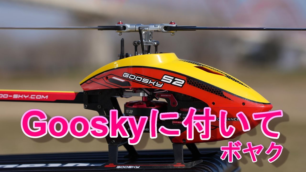 ラジコンヘリ　GOOSKY S2の国内販売体系をボヤキながら飛ばしてみた。　20230219