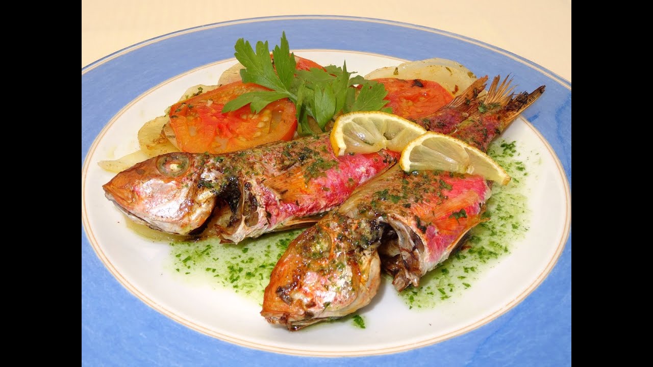 Salmonetes al horno. Toni Costa