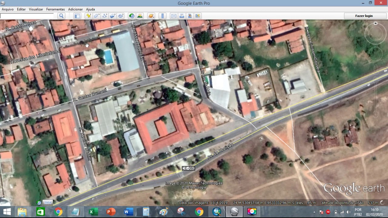 como georreferenciar uma imagem do Google earth no Arcgis