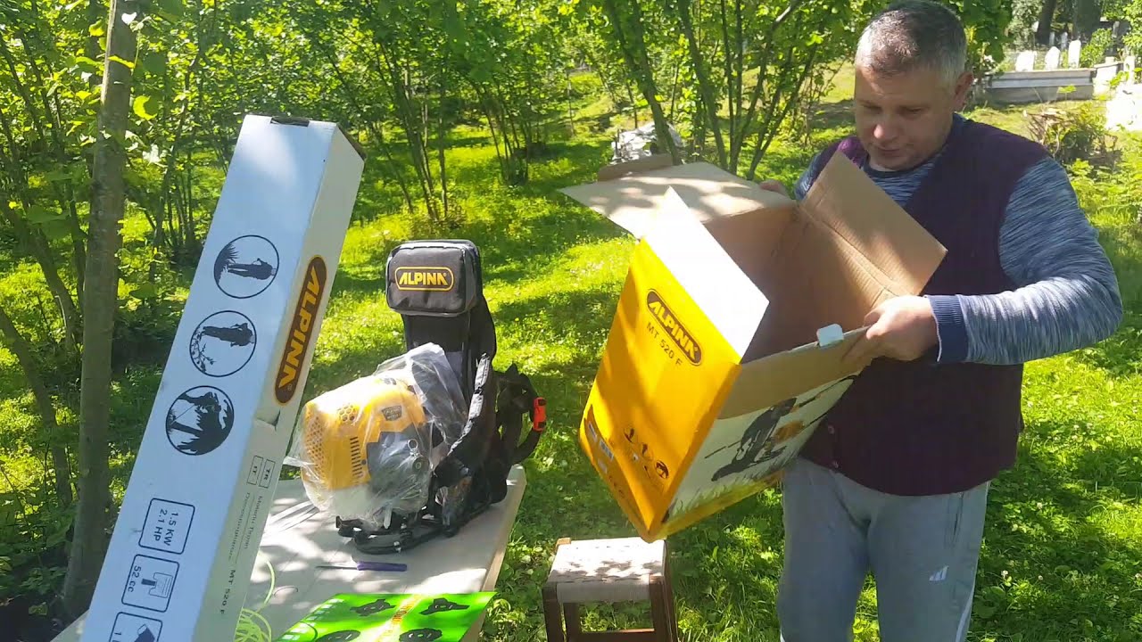 ALPİNA Motorlu Sırt Tırpanı; KURULUM - MONTAJ (Mt 520 F Benzinli 2.1 Hp) II Sıralı Ve Berrak Anlatım
