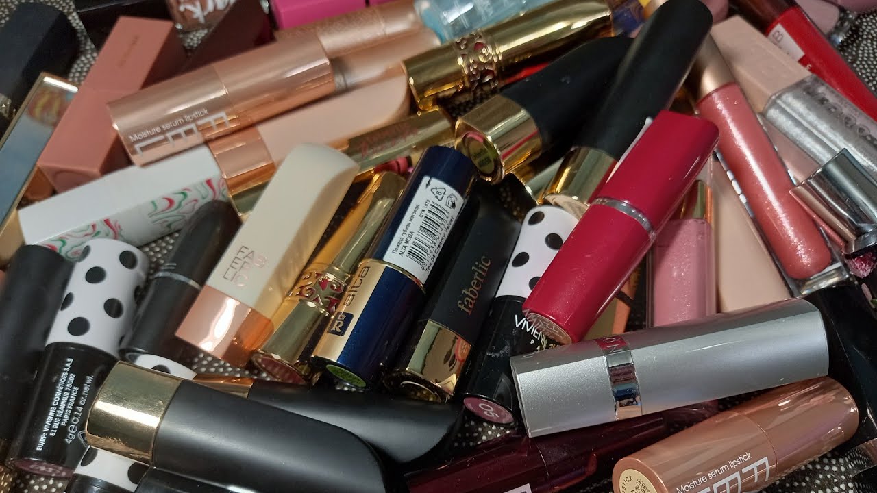 Моя коллекция помад со свотчами 🔥😱Подготовка к Проджект Пен 2022💄