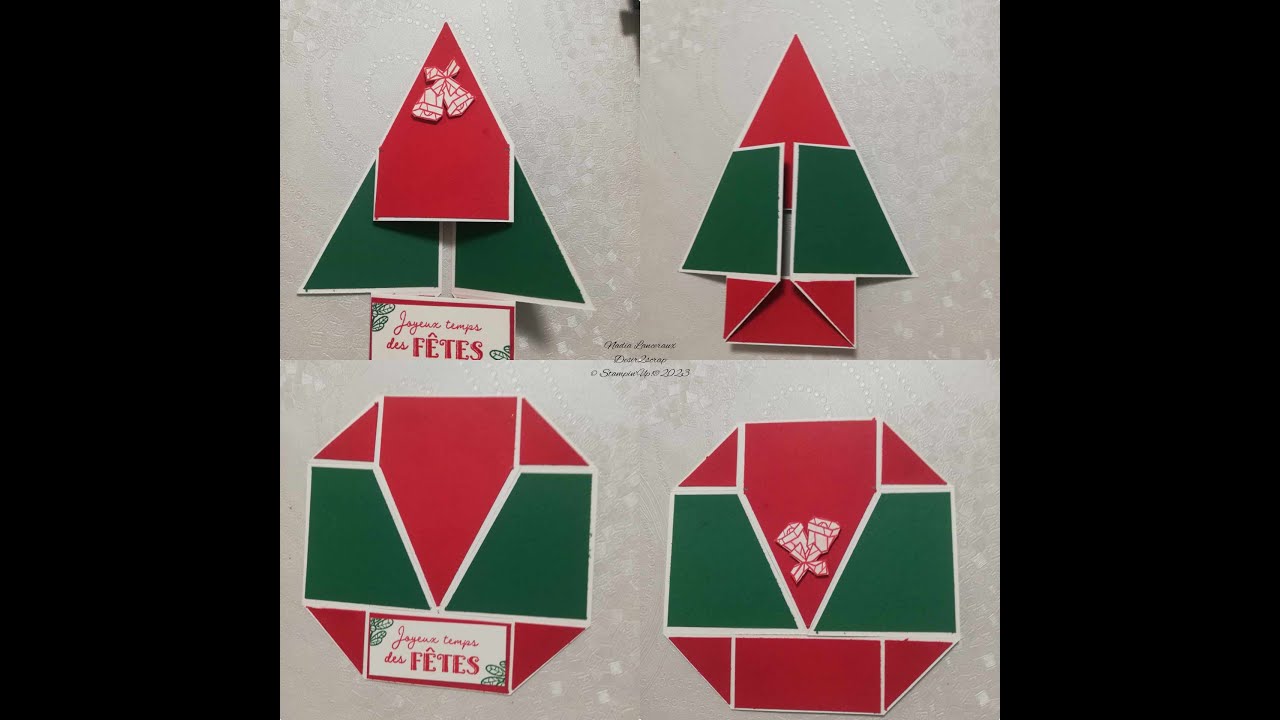 Carte sans fin sapin Stampin'Up!