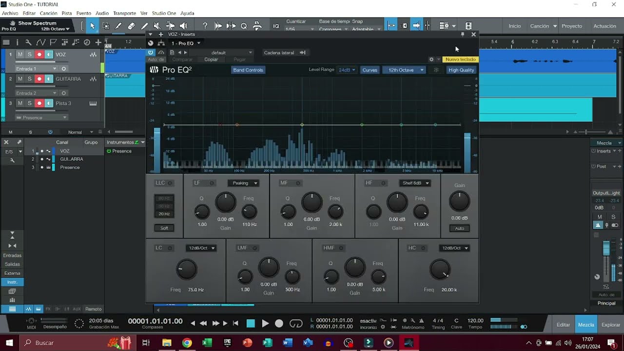 Como GRABAR una CANCION en STUDIO ONE 5 Explicado Lo Mas R&aacute;pido Posible