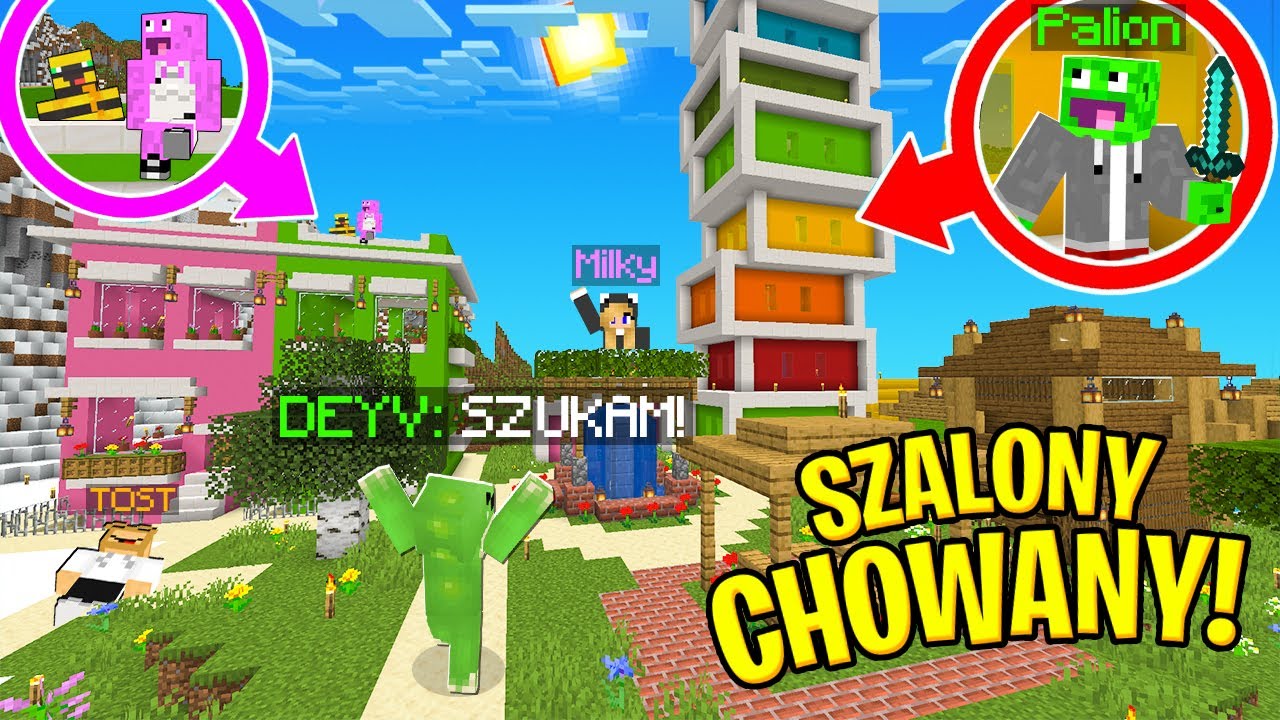 Najlepszy CHOWANY z WSZYSTKIMI w PALIONOWIE! (każdy oszukuje)