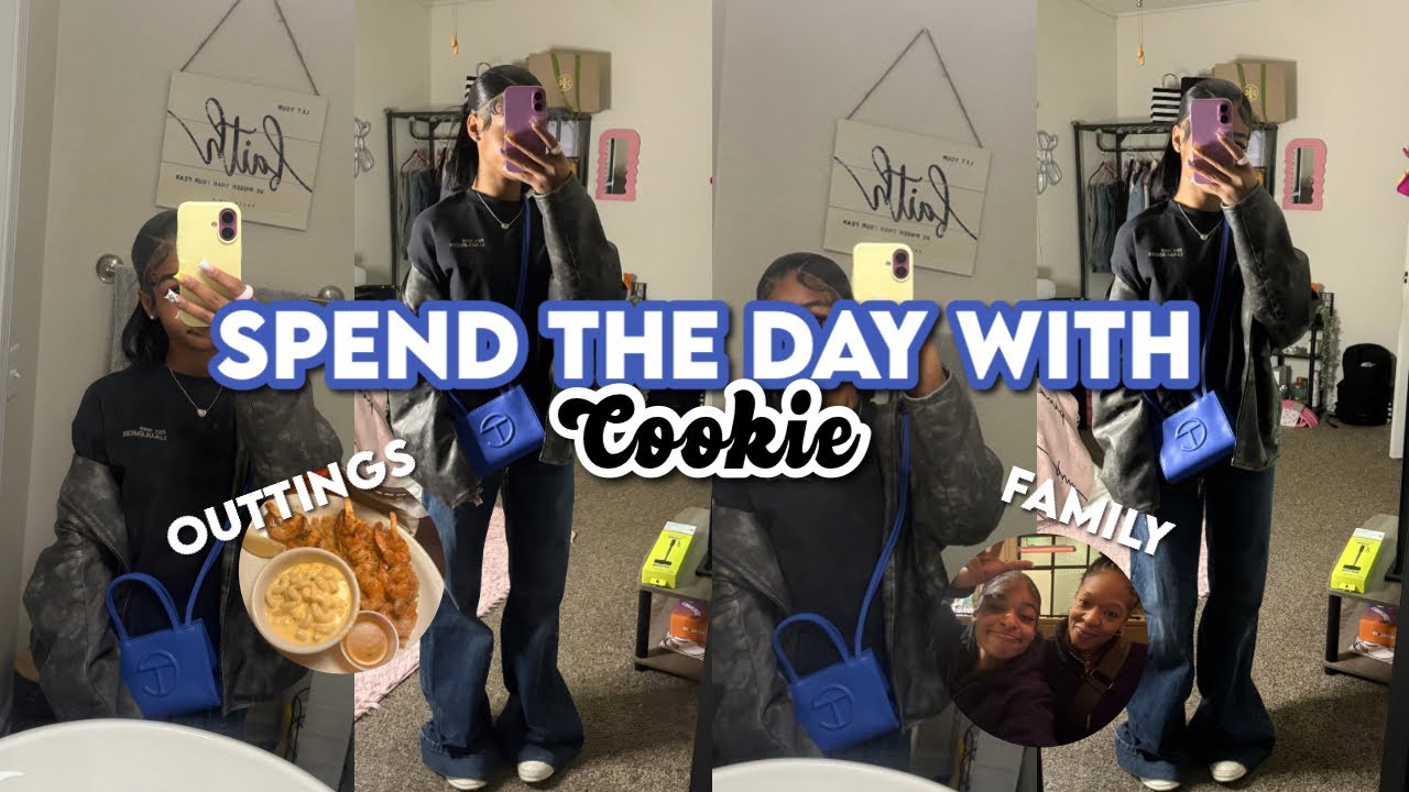 SPEND THE DAY WITH ME💙|outtings,eatting,family time,etc…|ITSCOOKIEE