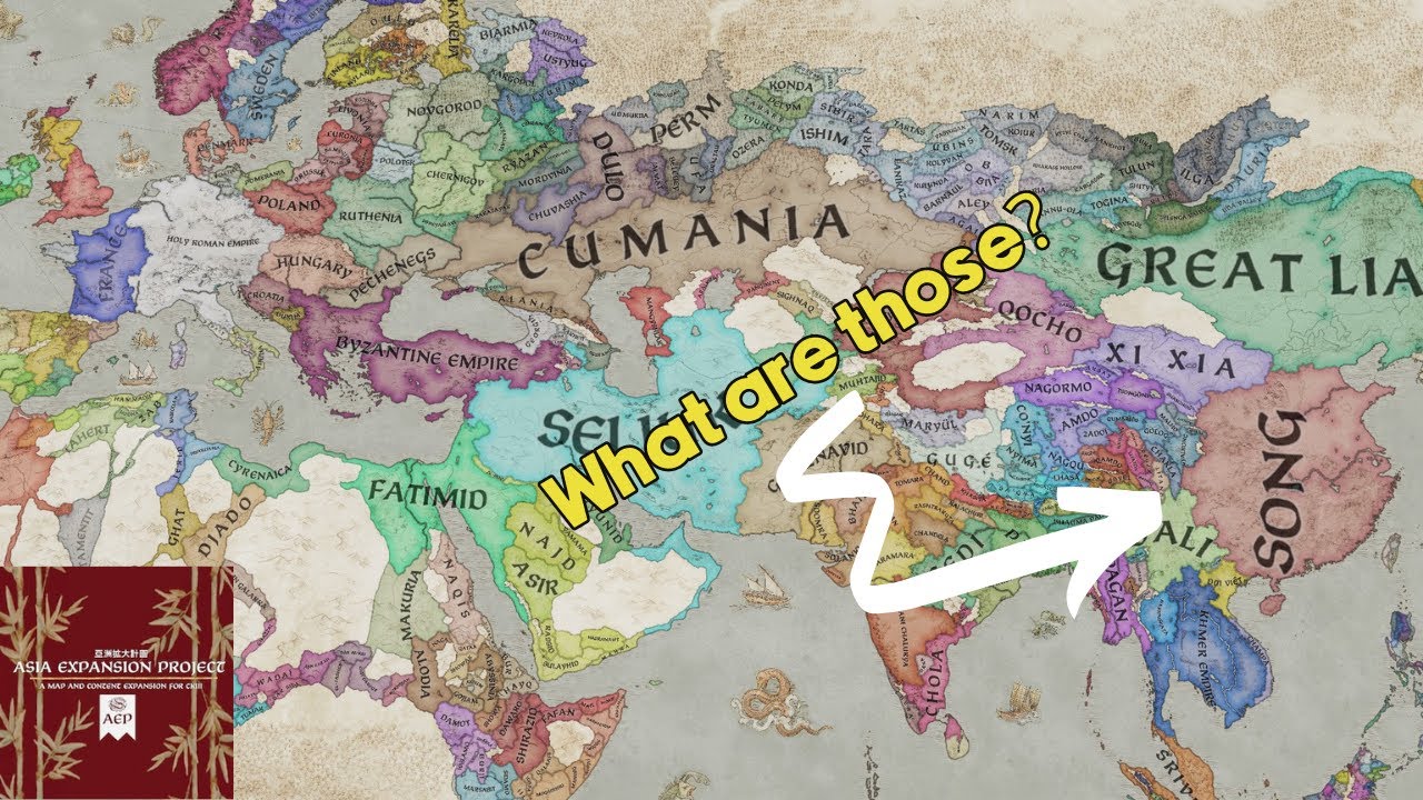 Crusader Kings 3 Time lapse: Asia Expansion Project