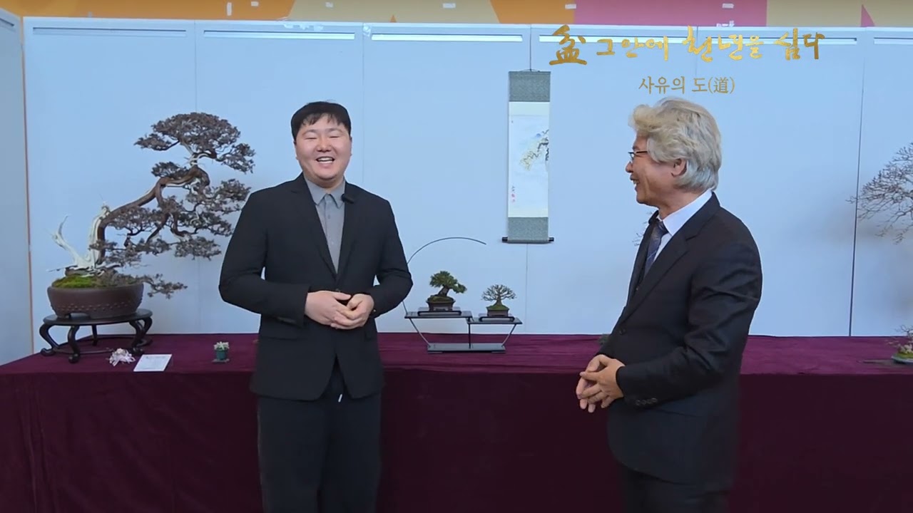백오섭 작가님의 작품설명 [분 그안에서 천년을 심다] 마지막편 #분재 #bonsai #화신분재문화 