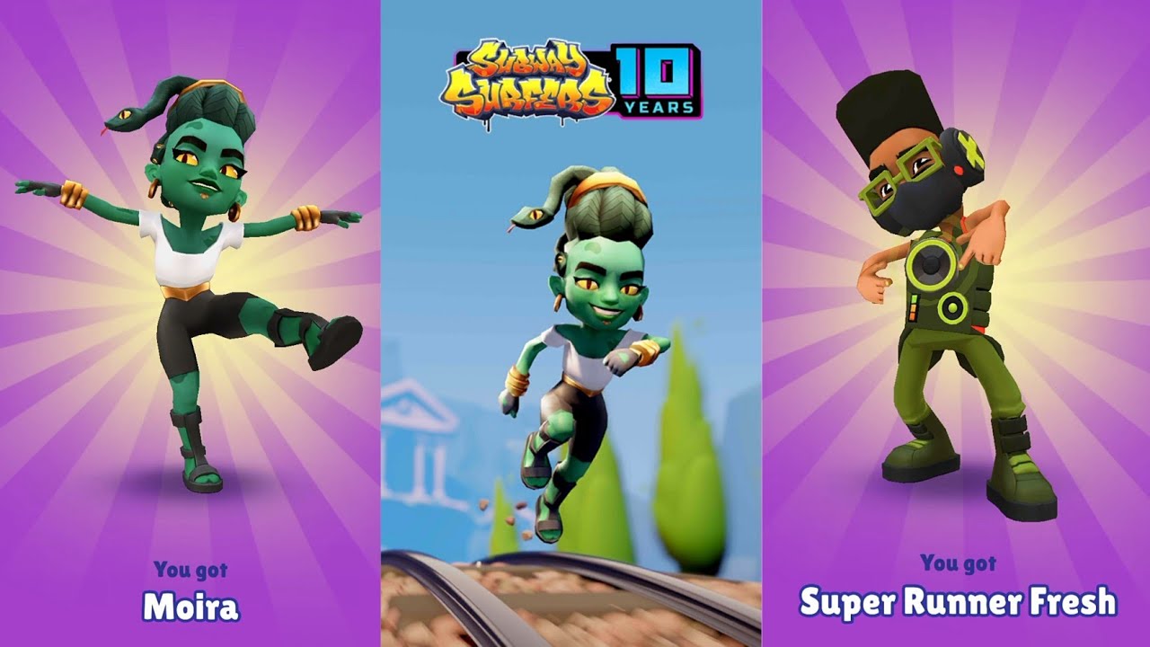 SUBWAY SURFERS GREECE 2022 : UNLOCKED MOIRA and SUPER RUNNER FRESH !!!