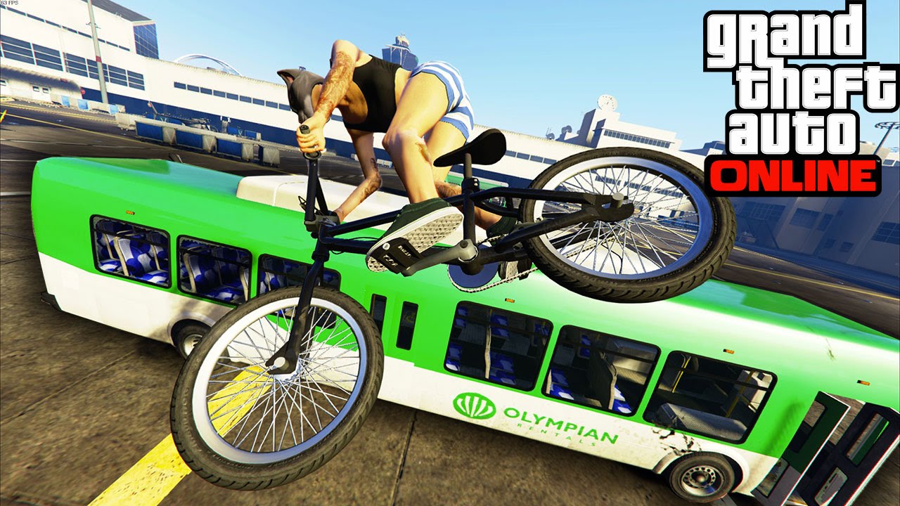 GTA 5 Epic BMX STUNTS #6 (GTA 5 STUNTS MONTAGE)