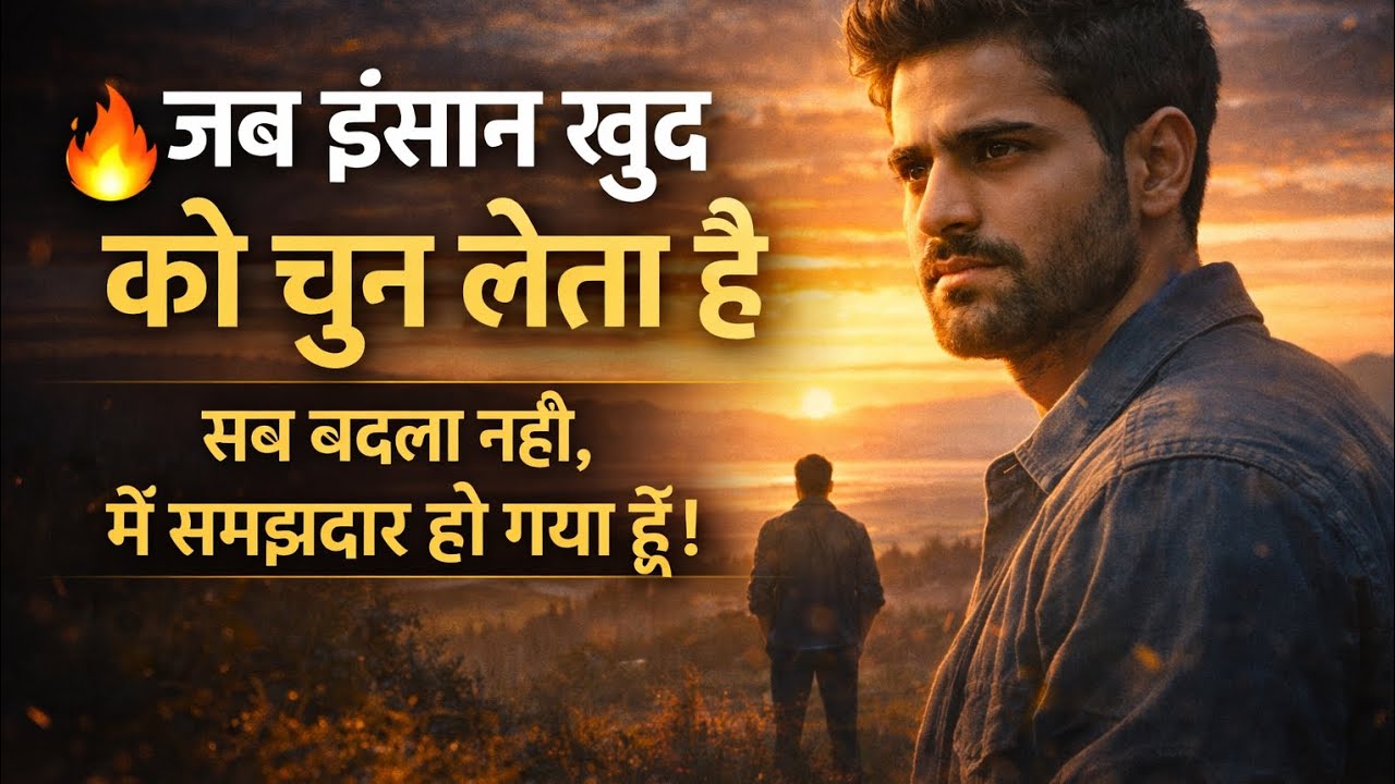 ❤️‍🔥😎जब इंसान खुद को चुन लेता है | Emotional Reality Motivational Story❤️‍🔥❤️‍🔥